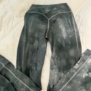 Oner Active soft motion straight leg pant pink Gray Tie-Dye Leggings